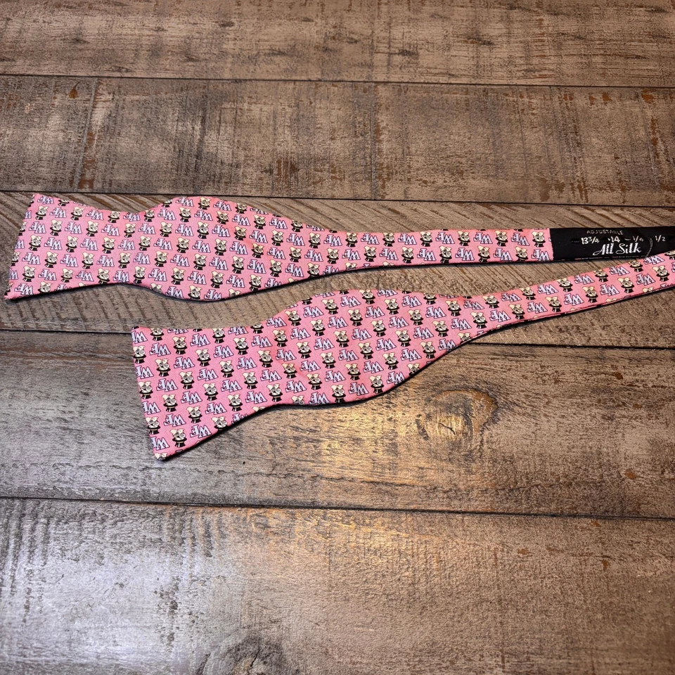 Pajarita rosa colección personalizada Vineyard Vines Wake Forest University Foto 4 de 4