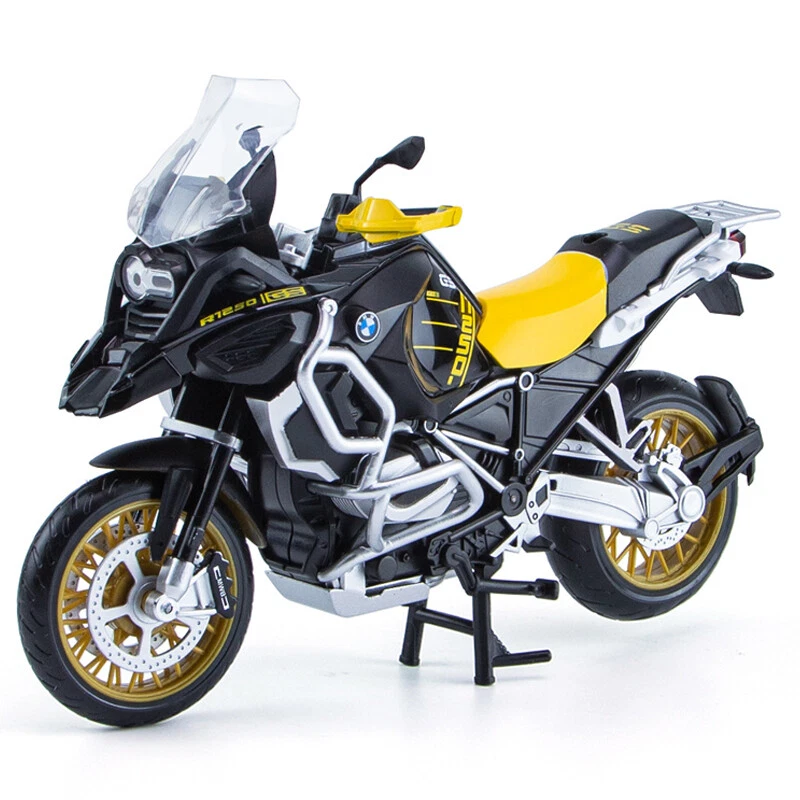 2021 BMW R1250 GS Motorrad Modell Maßstab 1:12 Die Cast Spielzeug Modell Kinder - Bild 4 von 4