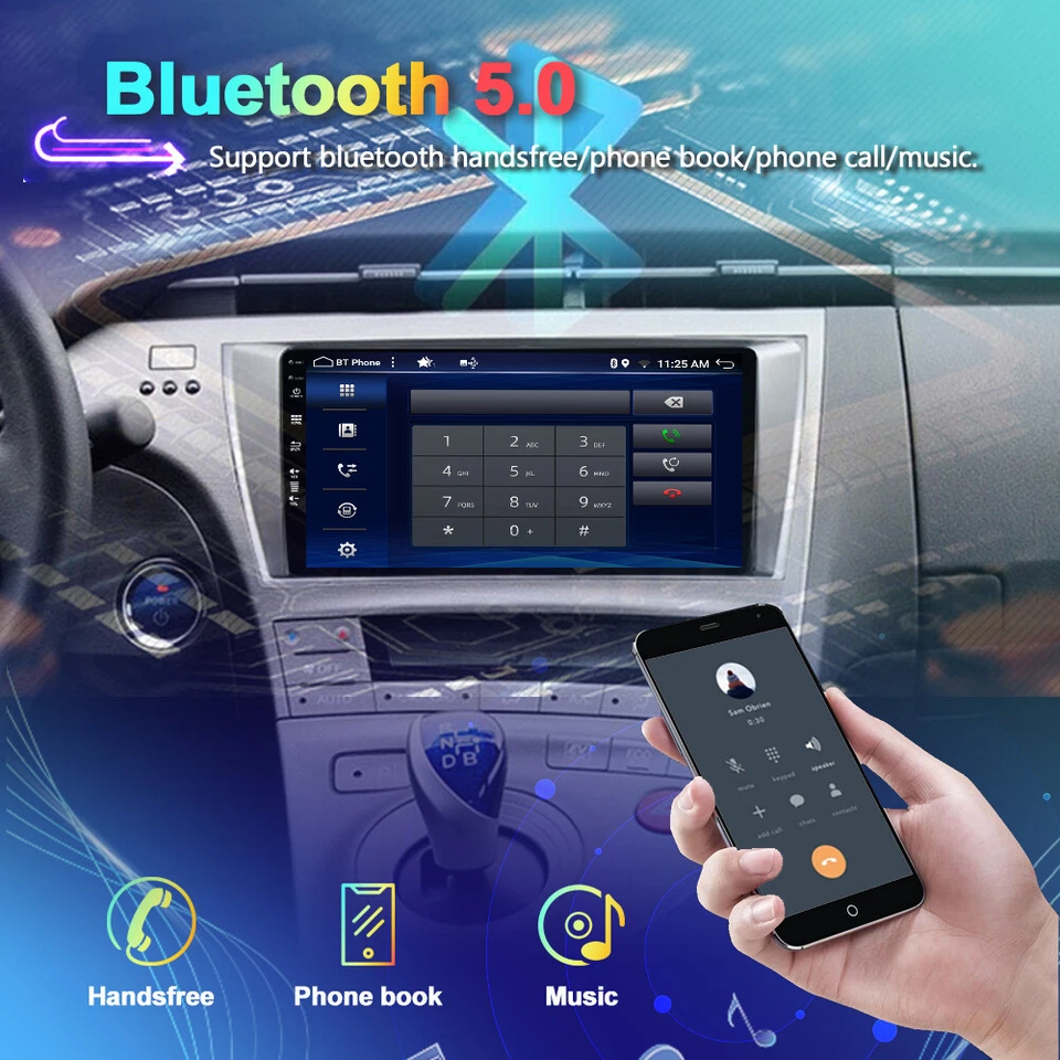 8G+256GB Für Toyota Prius 3 2009-2015 Android 14 Autoradio Car Play Navi GPS DAB - Bild 4 von 4