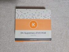 EKWB EK-Supremacy EVO RGB CPU Water Block Nickel Plexi Intel AMD NEW Open Box