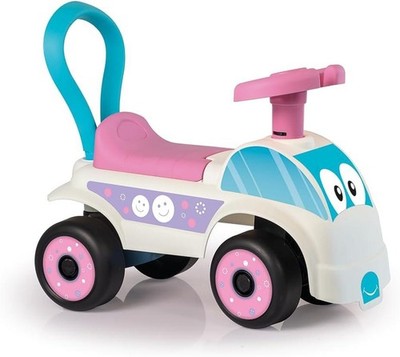 Kinder-Elektroauto Dolu Walk & Drive Fuß-auf-dem-Boden-Spielzeug für Kinder Weiß