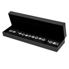 Novel Box Leatherette Bracelet Slit Box Necklace Gift Box Jewelry case Display