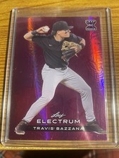 2024 Leaf Electrum #102 Travis Bazzana #3/15 Cleveland Guardians Indians RC