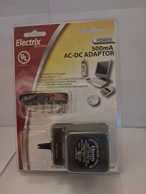 Electrix 500mA AC-DC Adapter