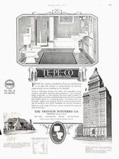 The Trenton Potteries Co New Jersey Te-Pe-Co Plumbing Fixtures 1927 Mag Print Ad