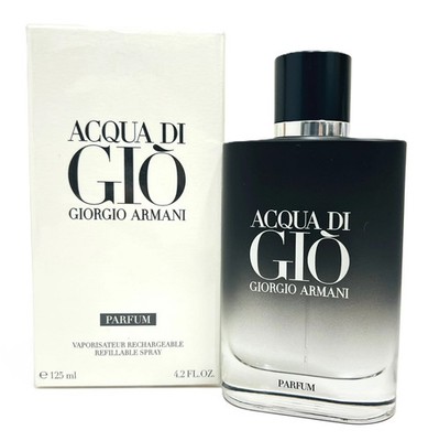 JUMBO Giorgio Armani Acqua Di GIO Parfum Spray For Men 4.2 fl. oz. NEW SEALED