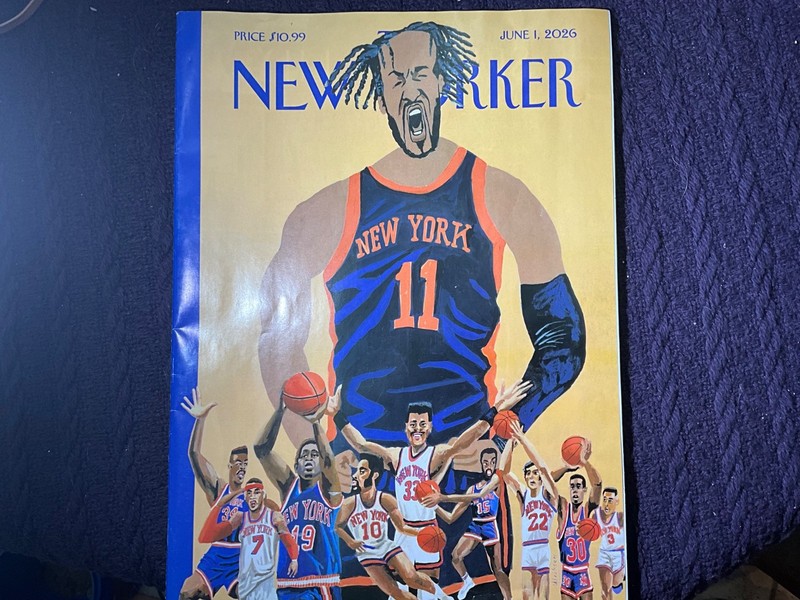 New Yorker magazine June 1, 2026 New York KNICKS cover issue