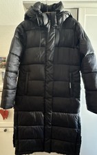 Neu  Khujo Steppmantel S Schwarz Lang 108 CM Schick Must Habe