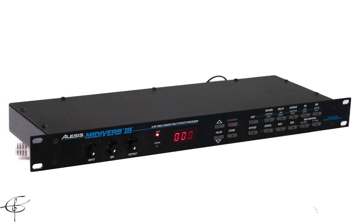 Alesis Midiverb III 16 Bit Digital Effects Processor with Power