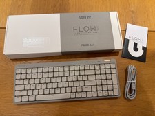 LOFREE Flow Lite 100 Key Wireless Low Profile Mechanical Keyboard Marble Grey US