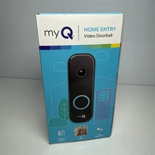 CHAMBERLAIN myQ Video Doorbell | 2K Camera, Battery/Wired, Color Night Vision