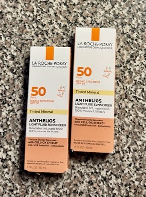 2x La Roche-Posay Anthelios Tinted  Mineral Sunscreen SPF 50 1.7 fl oz 6/26