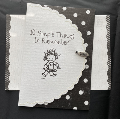 Marci Blue Mountain Arts 10 simple things to remember ''Believe'' charm Love 