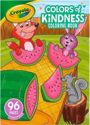 Crayola Colours of Kindness Malbuch und Stickerbogen