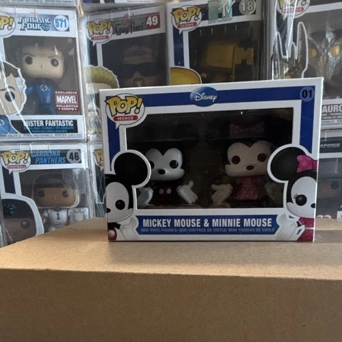 Funko Pop! Minis Mickey Mouse & Minnie Mouse Disney Mini Vinyl Figures #01