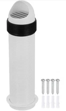 PATIKIL 4.3" Through Wall Ventilation Kit, Adjustable Wall Vent Cover Cap Air ..