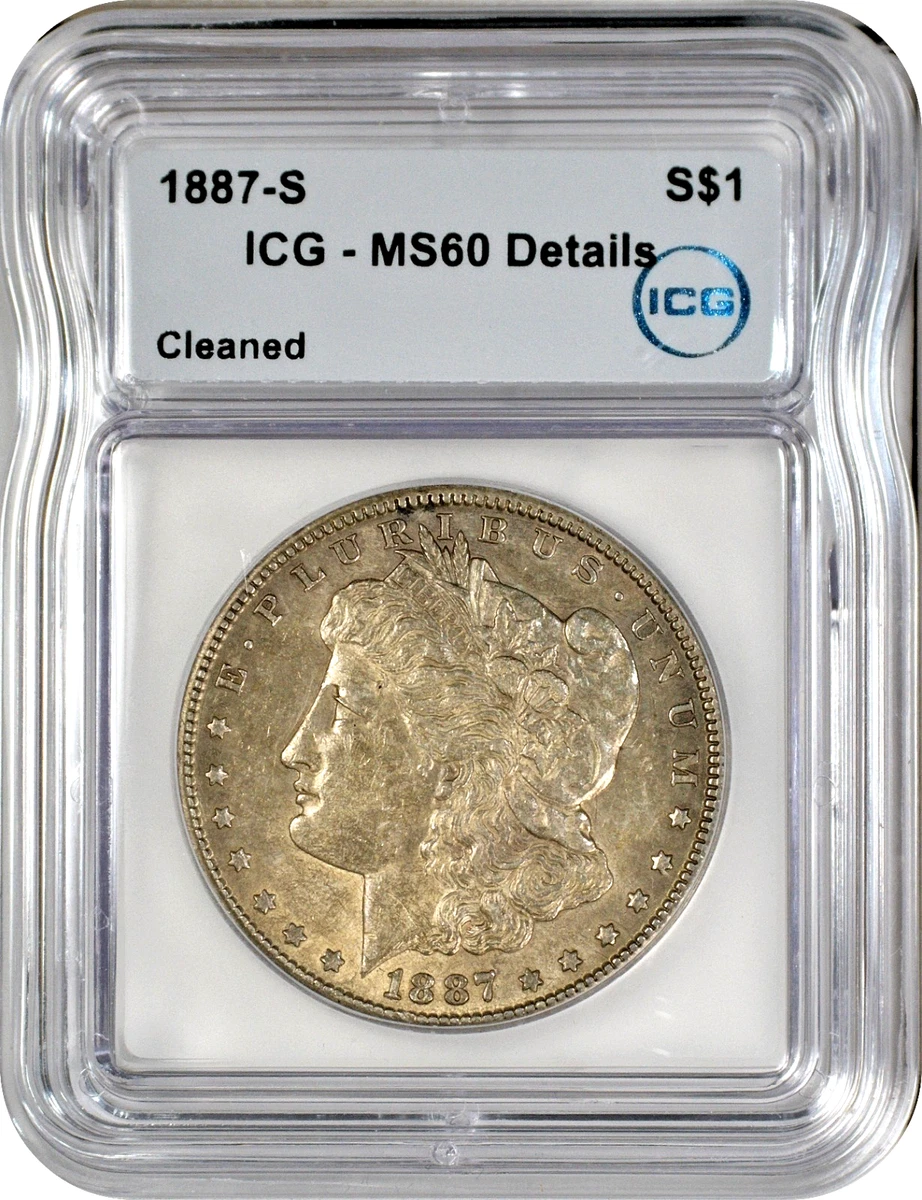 MS 60 Graded 1887 Year Morgan US Dollars (1878-1921) for sale | eBay