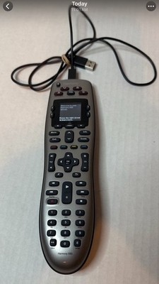 Logitech Harmony 650 Remote (Silver) used Working With Cord
