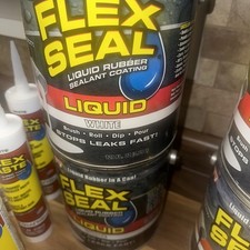 Flex Seal Flex Seal White Liquid Rubber Sealant Coating 1 gal