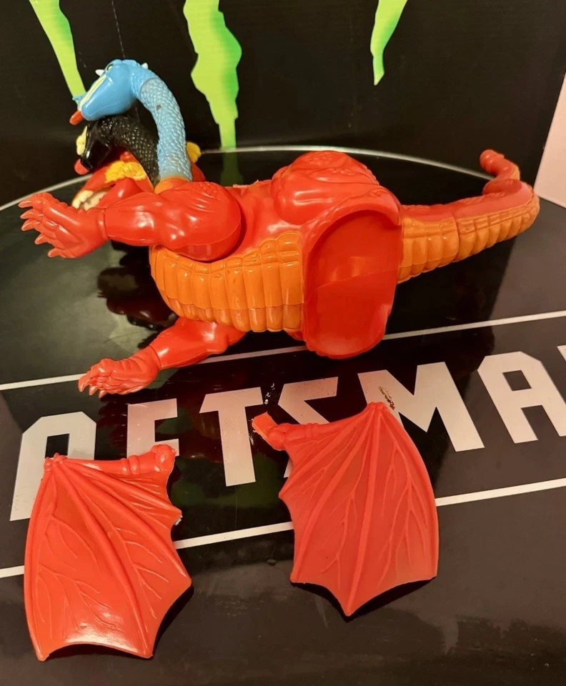 TIAMAT LJN ADVANCED DUNGEONS DRAGONS DE COLECCIÓN FIGURA DE DRAGÓN MALVADO DE 5 CABEZAS ANUNCIO YD Foto 4 de 4