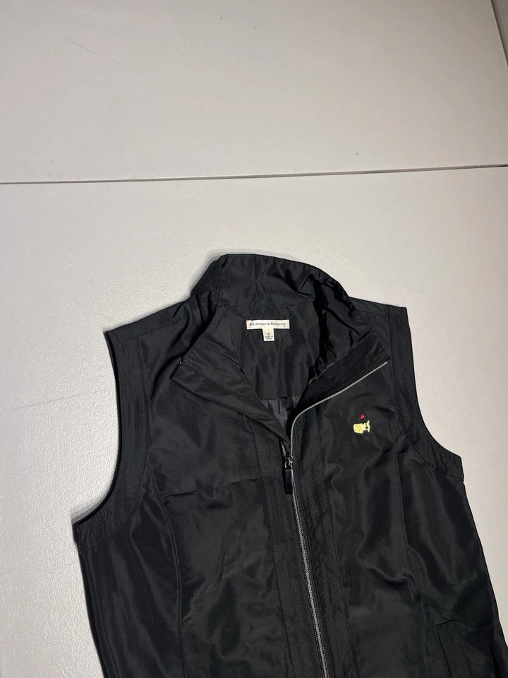 Chaleco Fairway & Greene para mujer pequeño negro Augusta Masters golf chaqueta polar Foto 2 de 4