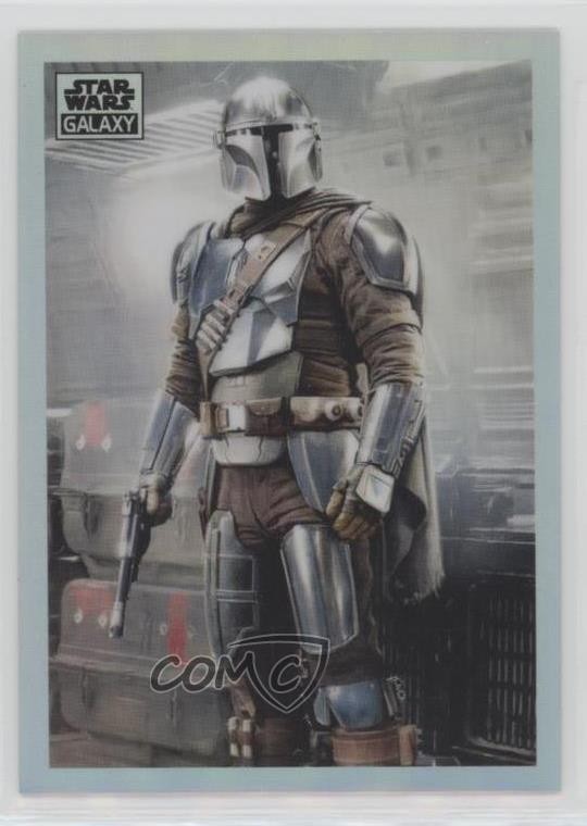 2021 Topps Chrome Star Wars Galaxy Mandalorian Visions The Mandalorian #MN-2