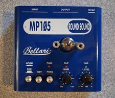 Bellari MP105 Round Sound Tube Mic Preamp w/PS "Untested"