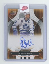 2024-25 Upper Deck Engrained Icons Doug Gilmour Auto SSP