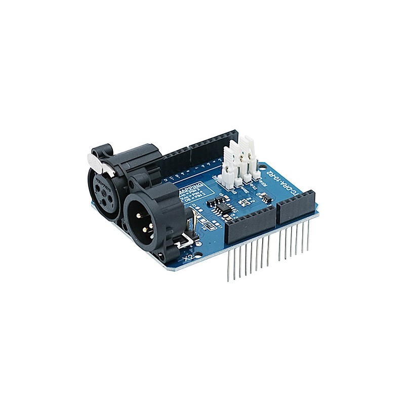 Shield DMX pour Arduino Module d'Interface DMX512 pour Contrôle LED