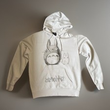 Studio Ghibli My Neighbor Totoro Greyscale Hoodie Size M