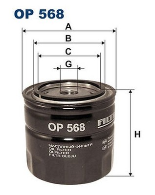 FILTRON OP 568 Filter, Betrieb Hydraulik Für DAF, HEULIEZ, INDIGO, IRISBUS, OPEL