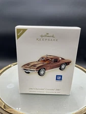 Hallmark Keepsake 1963 Chevrolet Corvette Z06 Diecast Ornament 2008 With Box