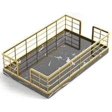 Wican Marble Guest Towel Holder Tray for Bathroom Napkins Holder for Powder R...