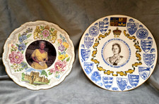 2 plates of Queen Elizabeth The Queen Mother- one limited edition bone china