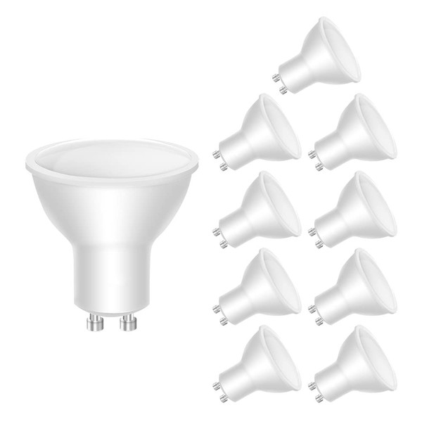 Ledya GU10 LED Kaltweiss, 5W 400Lm Leuchtmittel, 6000K Kaltweiß GlüHbirne-image