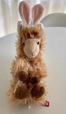 Douglas Llama Easter Bunny Rabbit Ears Cute 9” Plush Stuffed Animal Toy
