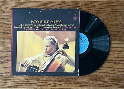Delius Concerto for Cello and Orchestra Jacqueline Du Pre Angel Stereo 36285 EX