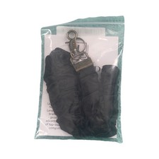 Military Black Lanyard with Clear Plastic ID Card Holder Militaria Theme