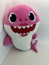 2018 WowWee Pinkfong Pink Momma Shark Sings "Baby Shark" Plush Soft Toy Stuffed