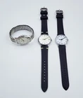 3 Men's Vintage Watches BULOVA, CARAVELLE, TIMEX