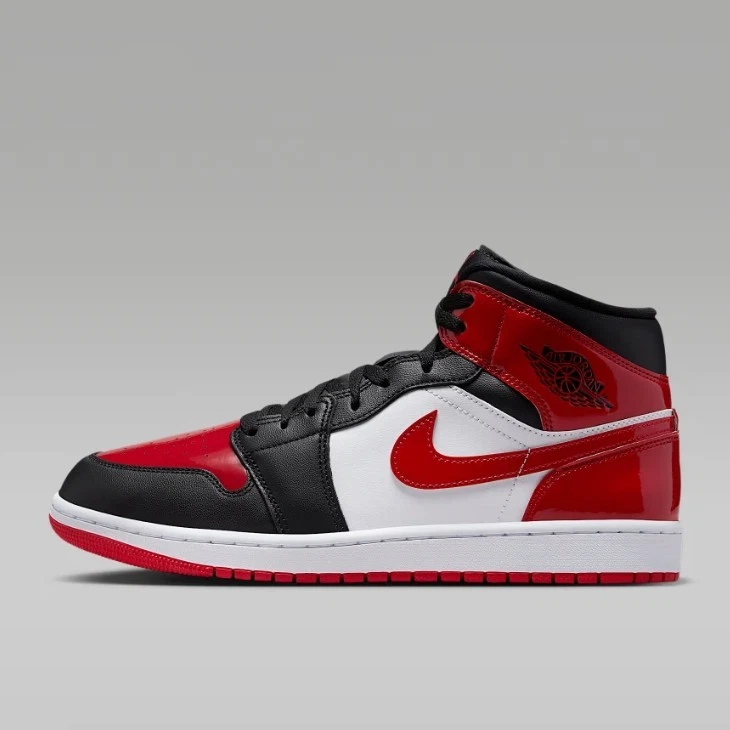 Jordan 1 Mid Bred Toe | eBay