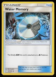 Water Memory 157/181 Uncommon Team Up Pokemon Trainer