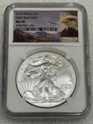 2015 SILVER EAGLE  NGC MS70 FIRST RELEASES ~~ RARE BALD EAGLE LABEL (x)