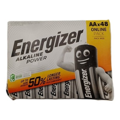 Energizer Alkaline Power Batterien AA (48 Stück) - Hochleistungsbatterien 1,5V -
