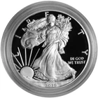 2019-S $1 1-oz Proof American Silver Eagle Box, OGP &COA