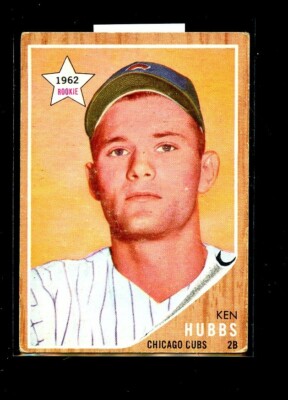 1962 TOPPS #461 KEN HUBBS CUBS GOOD E05871