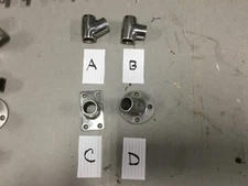 Assorted Stainless Steel Boat Railing Hardware - Price Is Per Piece 