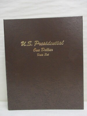 Dansco Coin Album #7186 Presidential Dollars 2007-2016 Date Set 1 Coin Per Type