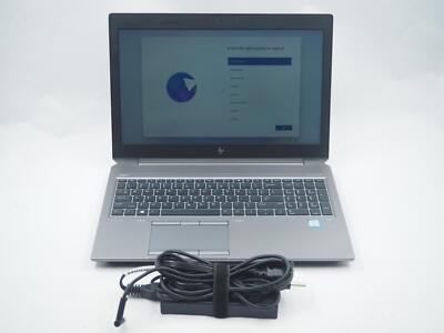 HP ZBOOK 15 G5 15.5'' Intel Core i7-8850H 2.60GHz 32GB RAM 512GB NVMe