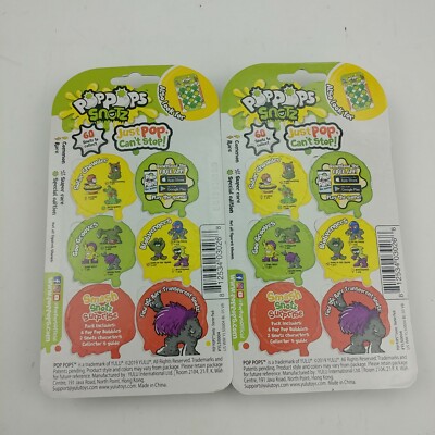 Pop Pops Snotz Series 1 Starter Packs 18 Bubbles 6 Figurines for